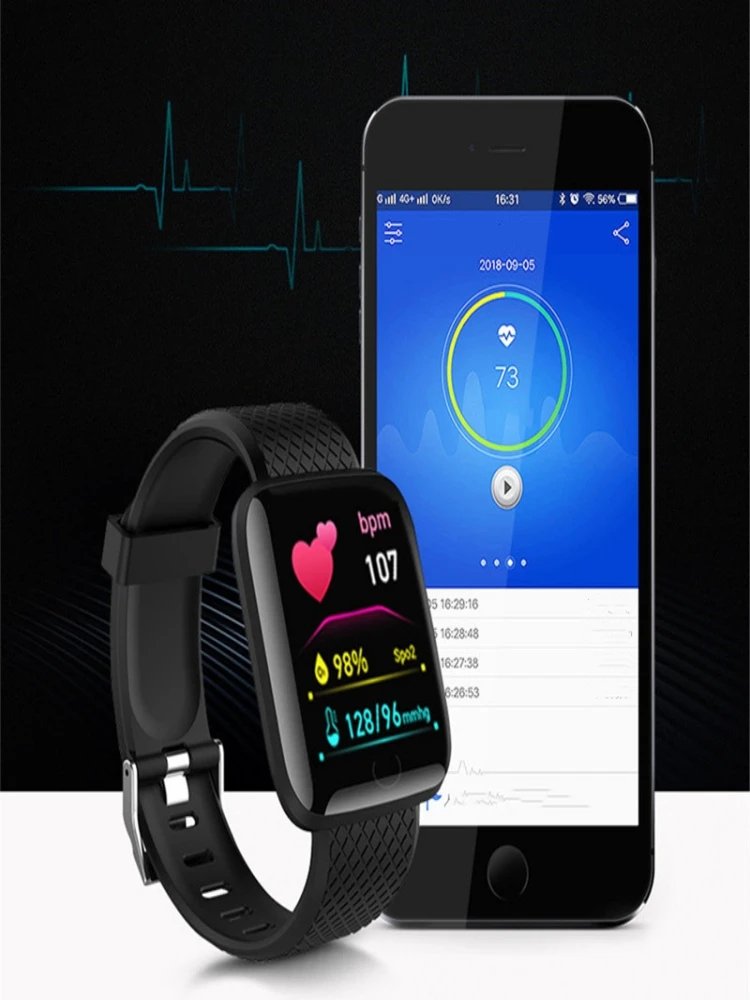 Fashion Smart Watches Sport Men Fitness Woman Smartwatch SMS Social APP Message Reminder Music Playback Alarm Clock Bracelet D13