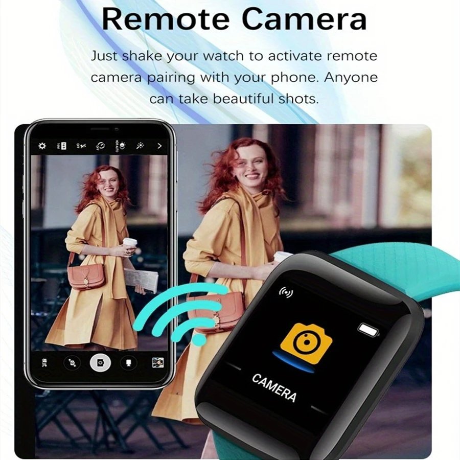 Fashion Smart Watches Sport Men Fitness Woman Smartwatch SMS Social APP Message Reminder Music Playback Alarm Clock Bracelet D13